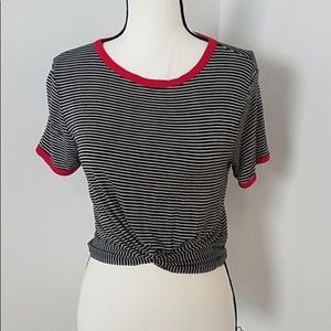 Comfy Striped Crop top